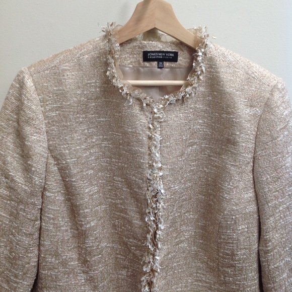 Jones New York | Gold Formal Jacket | Size 18W - Picture 2 of 6